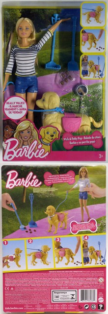barbie a spasso con i cuccioli
