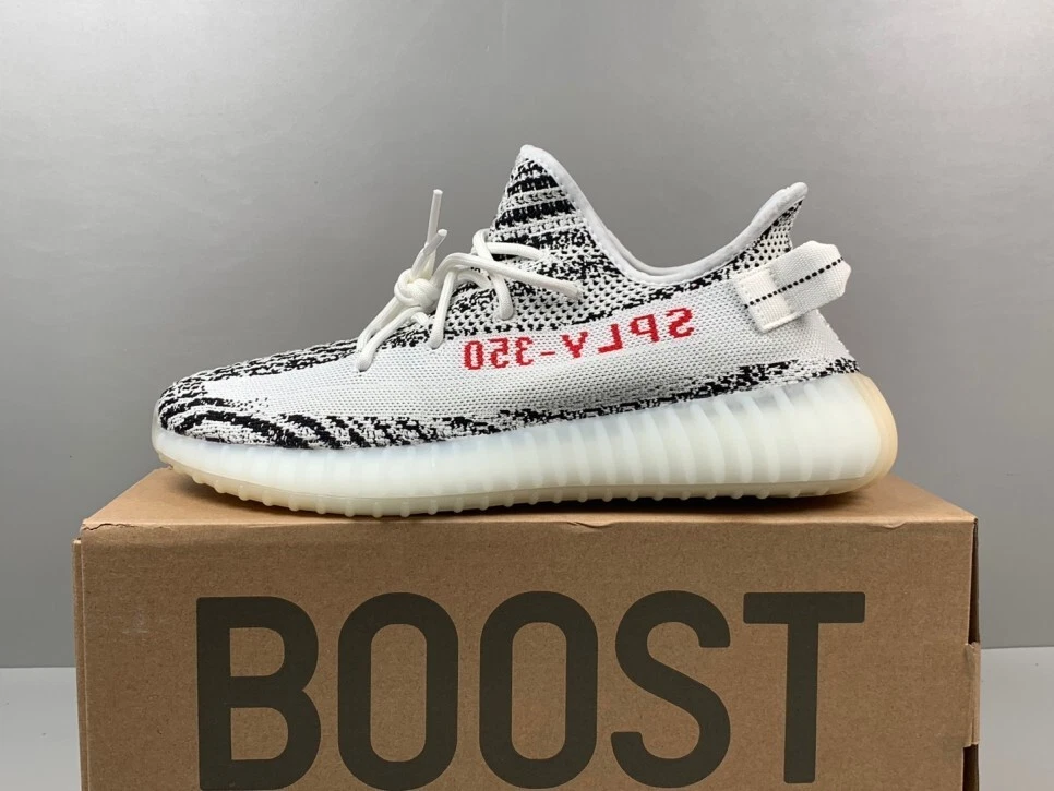 Synlig Vedrørende bud Brand NEW Adidas YEEZY BOOST 350 V2 &#039;ZEBRA&#039; Size 8 | eBay