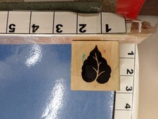 leaf big rubber stamp 6b