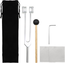 Diapason Terapeutico, Diapason 128Hz in Alluminio, Cura Attraverso Vibrazioni, D