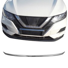 Kühlergrill Leisten Grillleisten für Nissan Qashqai J11 2017-2021 Chrom Dunkel