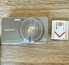 Sony Cyber shot DSC-W570 16.1MP 5x Compact Digital Camera Silver F/S From Japan