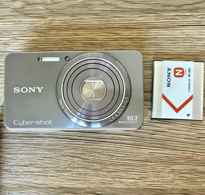 Sony Cyber shot DSC-W570 16.1MP 5x Compact Digital Camera Silver F/S From Japan