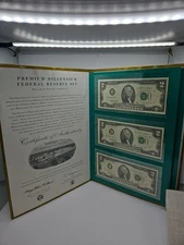 1995 $2 Star Premium Millennium FRN Set BEP Issued 12 Matching Notes 20001064*