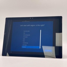 Microsoft Surface Pro 4 1724 12.3" 128GB Black With Keyboard  READ 