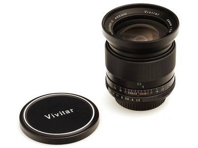 Vivitar Weitwinkel Objektiv Auto Wide-Angle 2.5 / 28 mm für M42