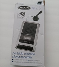 Jensen Portable Cassette Player  Recorder Model MCR-100 NEW OPEN BOX
