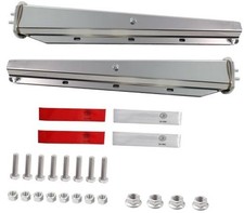 Stainless Steel Straight Spring Loaded Mud Flap Hanger with 2-1/2" Bolt Spacing