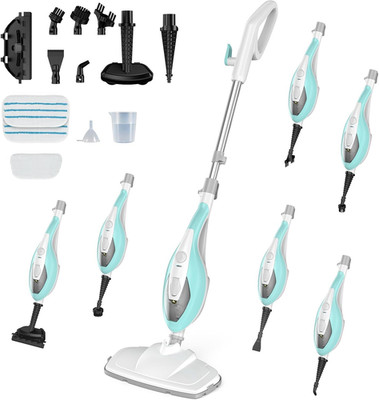 10-In-1 Steam Mop, 1550W Detachable Handheld Steam Cleaner for Floor Cleaning, 1