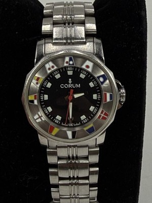 CORUM Admirals cup 039.430.20 Date black Dial Quartz Ladies Watch_1694255
