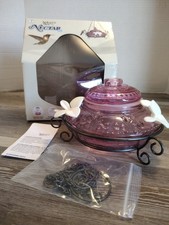 Nature's Way Nectar Series Glass Hanging Hummingbird Feeder