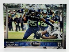 2015 Topps Chrome Xfractors #9 Richard Sherman Seattle Seahawks
