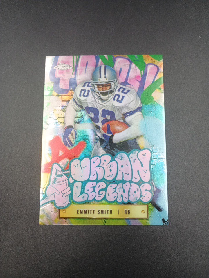 Emmitt Smith 2024 Topps Chrome Urban Legends Case Hit SSP