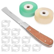 Garden Grafting Knife, Pruning Graft Folding Budding Knife for Seedling Fruit...