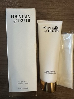 Fountain Of Youth Take It Off Cleansing Balm Face Wash & Cloth 4 oz New In Box