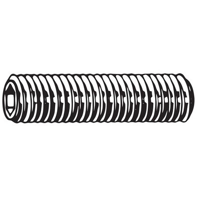GRAINGER APPROVED M07810.060.0012 ScktStScrw,Flat Pt Type,M6,12mm L,PK100 54FK49