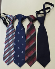 Tie Clip On Size Length 10" Youth Lot-4