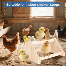 Chicken Roosting Perch - Chicken Coop Accessories  Supplies for Chicks - Nat...