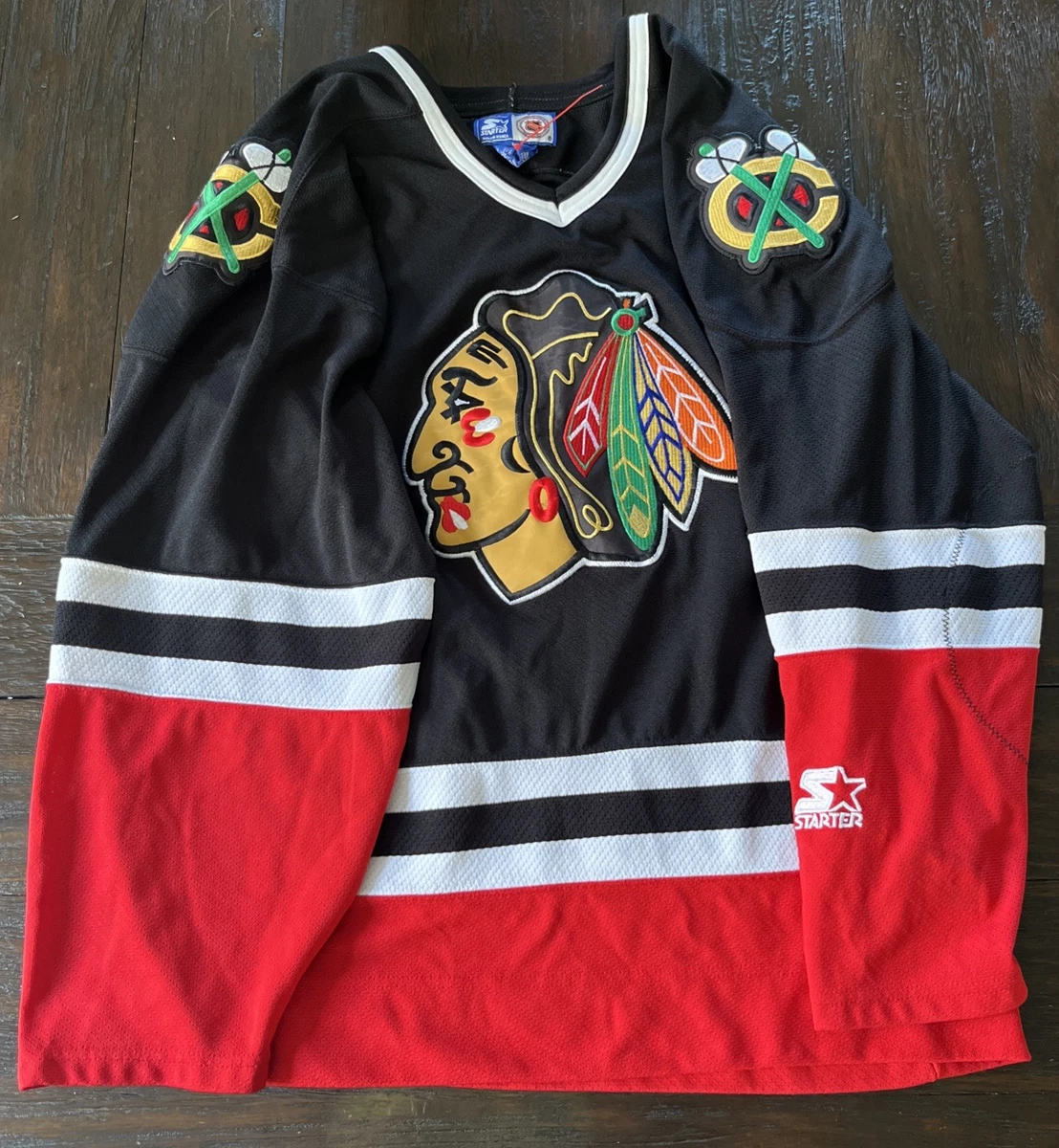 Starter Chicago Blackhawks Jersey NHL Fan Apparel & Souvenirs for