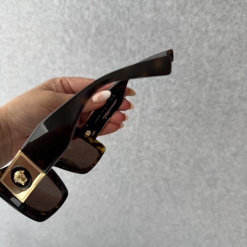 Versace Sunglasses Womens Square Lens Tortoiseshell Brown Excellent MCD 4405 - Picture 6 of 14