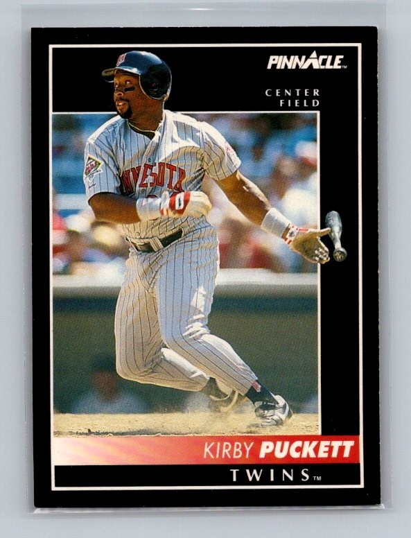 Kirby Puckett 1992 Pinnacle #20 Minnesota Twins