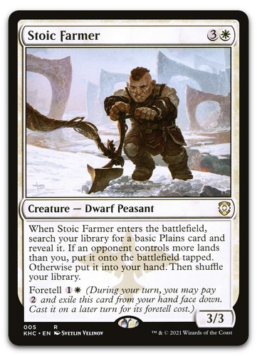 Stoic Farmer #5 Commander: Kaldheim
