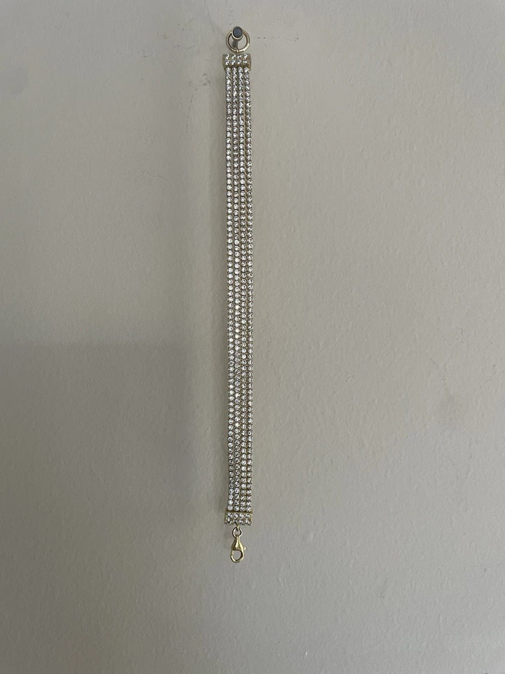 Multi Row Vermeil Tennis Bracelet - Image 3 of 4