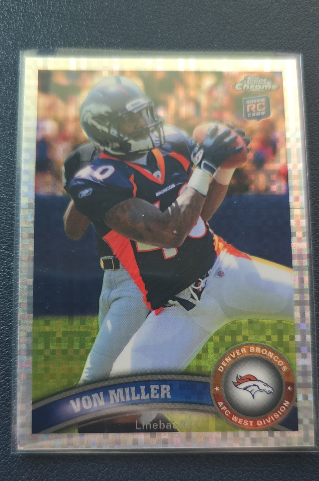 2011 Topps Chrome - Von Miller #212 X-Fractor (RC)