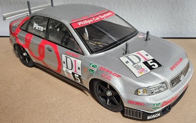 Vintage TA03F Pro Tamiya Audi RC Lot, New Battery, Manual, Extra Wheels / Shell