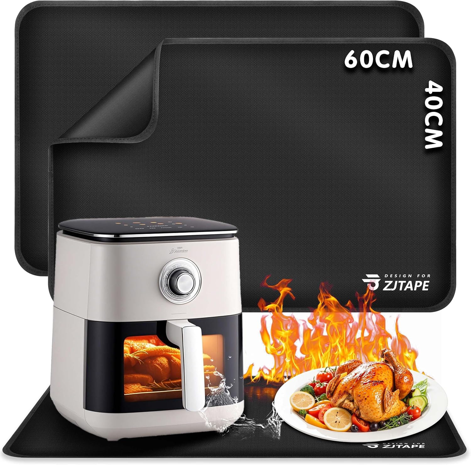 Set Protezione Termica 60x40cm - Tappetini Professionali Cucina