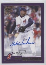 2020 Topps Archives Fan Favorites Purple 98/150 Bob Wickman #FFA-BW Auto fm0