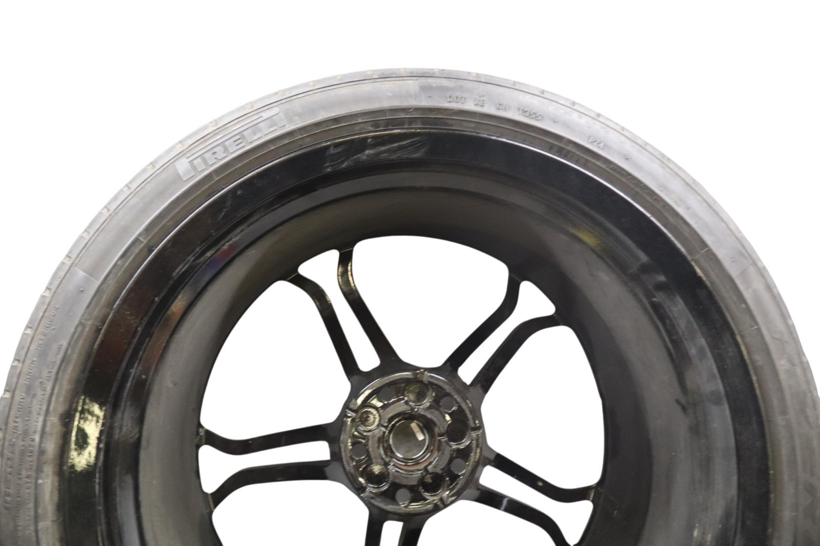 12-16 McLaren MP4-12C Rear Lightweight Wheel Rim 20 Inch W/ Tire *Damaged* Oem