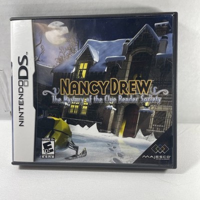 Nintendo DS Nancy Drew The Mystery Of The Clue Bender Society Tested With Case