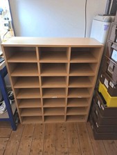 Wooden 21 Draw Pigeon Hole Unit