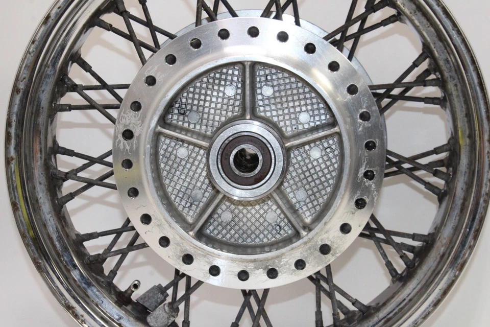 98-03 HONDA SHADOW ACE 750 VT750CD DELUXE OEM REAR BACK WHEEL RIM - Image 2 of 4