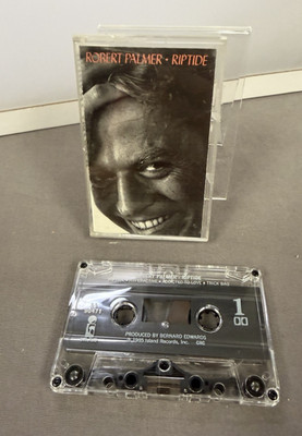 Robert Palmer Cassette Tape Riptide 1985 Island Records 80s Classic Rock