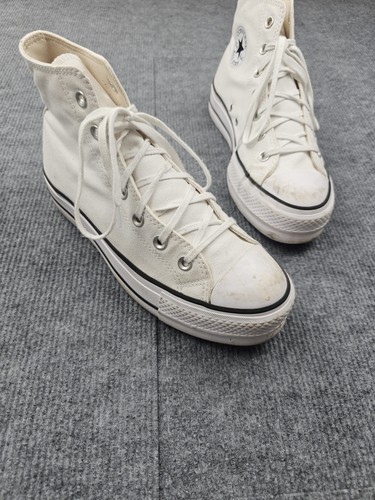 Converse Chuck Taylor All Star Platform Shoes Womens 8.5 High Top Canvas Classic