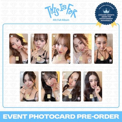 その他 TWICE THIS IS FOR WOWPASS+T-money PreSale] TWICE WOWPASS TMoney Card TWICE THIS IS FOR WORLD TOUR