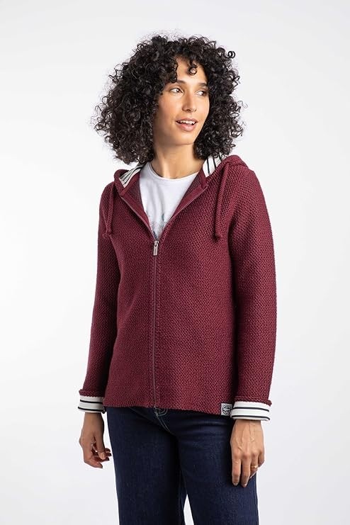 Weird Fish Chicoa Full Zip Hooded Classic Macaroni Jacket