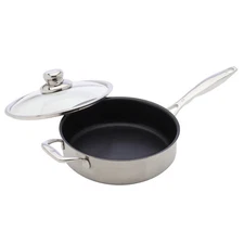 Swiss Diamond - 9.5" Prestige Clad Sauté Pan w/Glass Lid