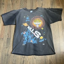 Vintage 90s Chicago Bulls Faded Galaxy Shirt Sz XL