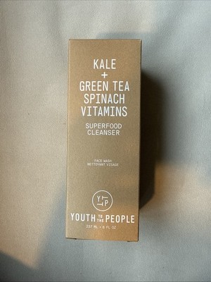 Youth to the People Kale Green Tea Spinach Vitamins Superfood Cleanser 8oz NIB