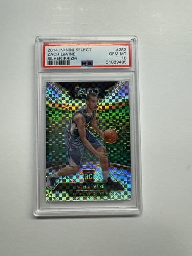 2014 Panini Select Zach LaVine #282 Silver Prizm (RC) PSA 10