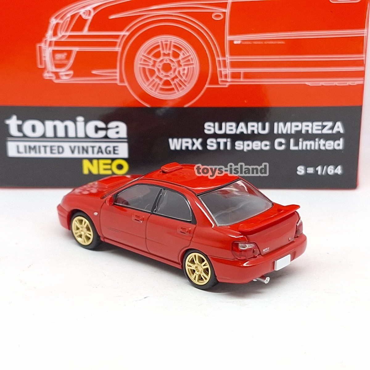 Tomica Limited Vintage LV Subaru Impreza WRX STi Spec C DIECAST
