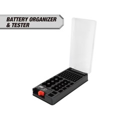 Universal AA AAA Battery Organizer and Tester Storage Case Box with Voltage