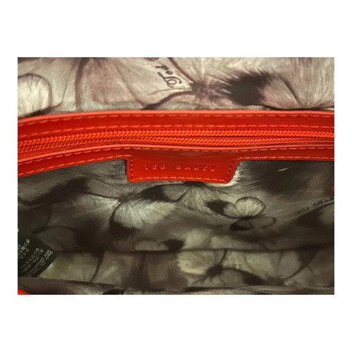 Red PVC Ted Baker cross body bag - Picture 4 of 4
