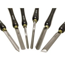 HOLZMANN HSS Drechselmesser Set 6-teilig H6TLG Drechseleisen Drechselbank Beitel