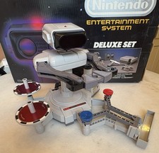 1985 Nintendo NES Deluxe Set R.O.B. Robot Box...