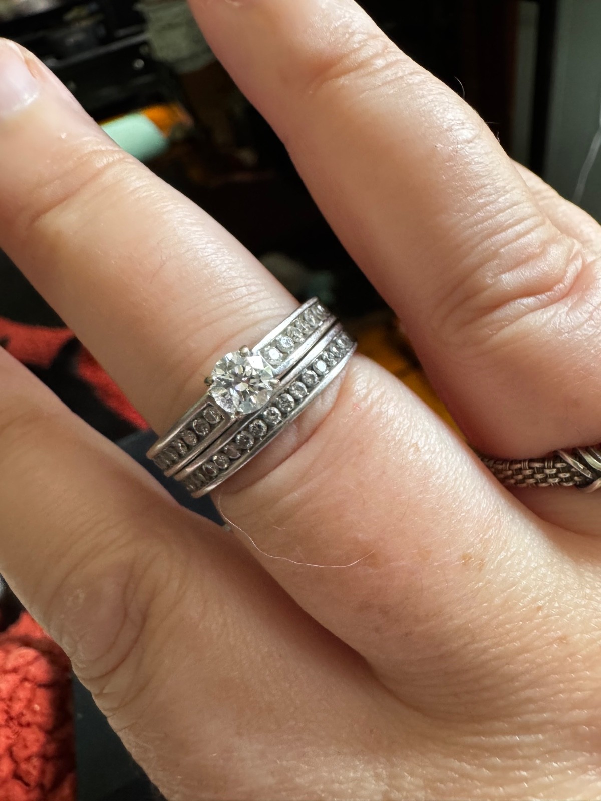Bridal Set White Gold Size 12 Kay/Jared