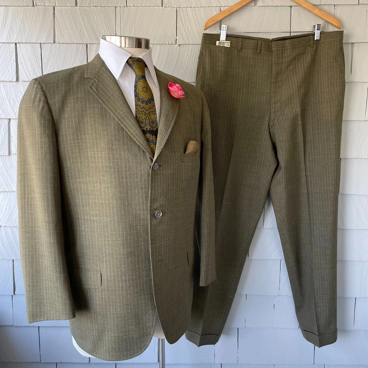 Business 1960s Vintage Suits for Men for sale | eBay